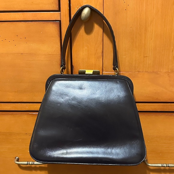 Vintage BIENEN DAVIS Leather Handbag - Picture 3 of 10
